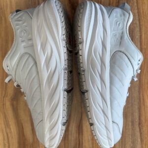 Hoka One One Bondi SR Shoes Mens 11 US Light Grey Work Sneaker Slip Resistant